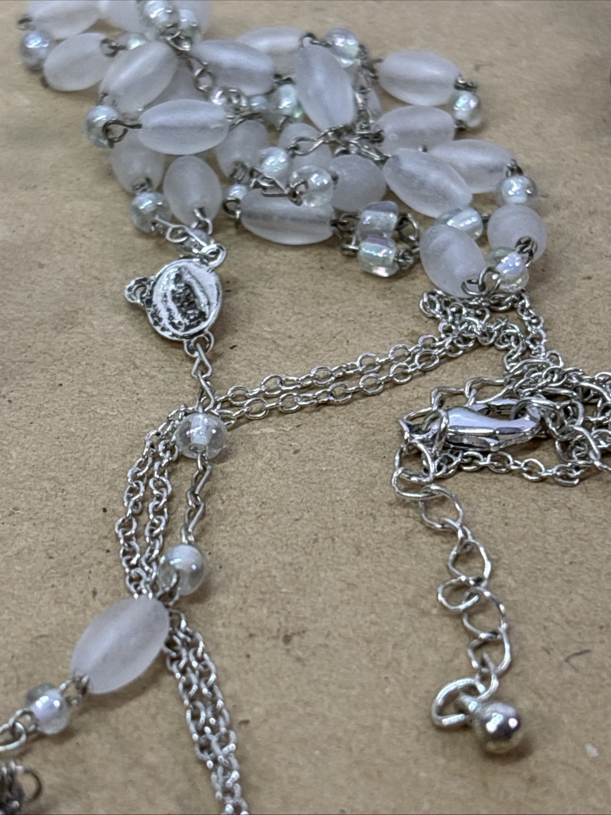 Small Lot of Jewelry Bracelets, Necklaces, & Rings. Religious and Other Styles