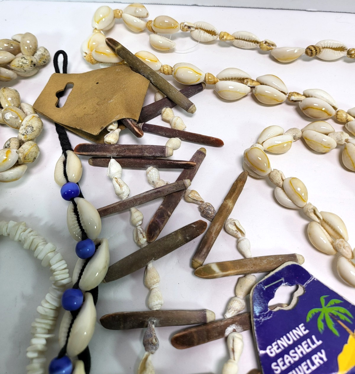 Over 1 lb Seashell Jewelry Lot Wearable Beach Boho Ocean Style VTG-New