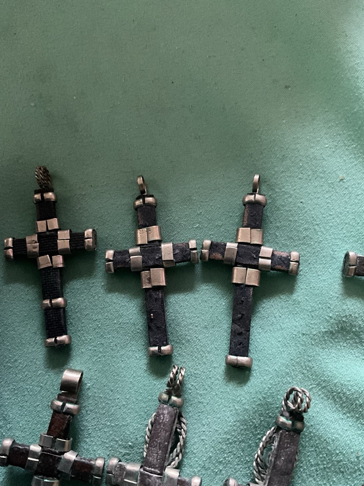 Vintage Cross Pendants. 12. Unusual Designs. Found In Jewelers Storage Unit.