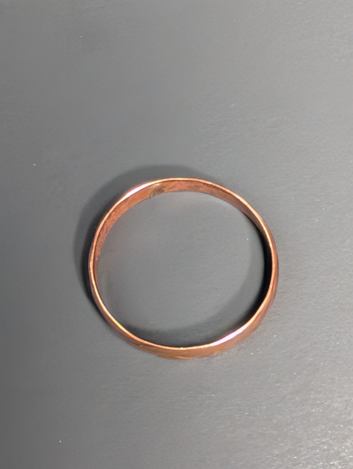 Vintage Braided Copper Band Ring 4 mm Size 11.5