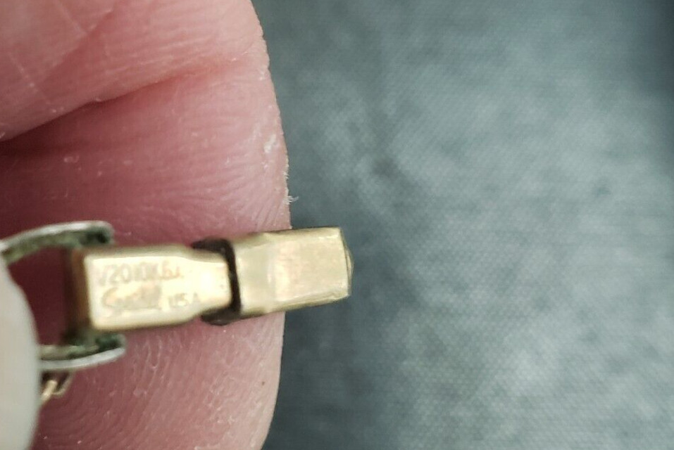 Elgin 10KGF Gold Rose Wrist Watch Vintage Movie TV Prop Jewelry Parts