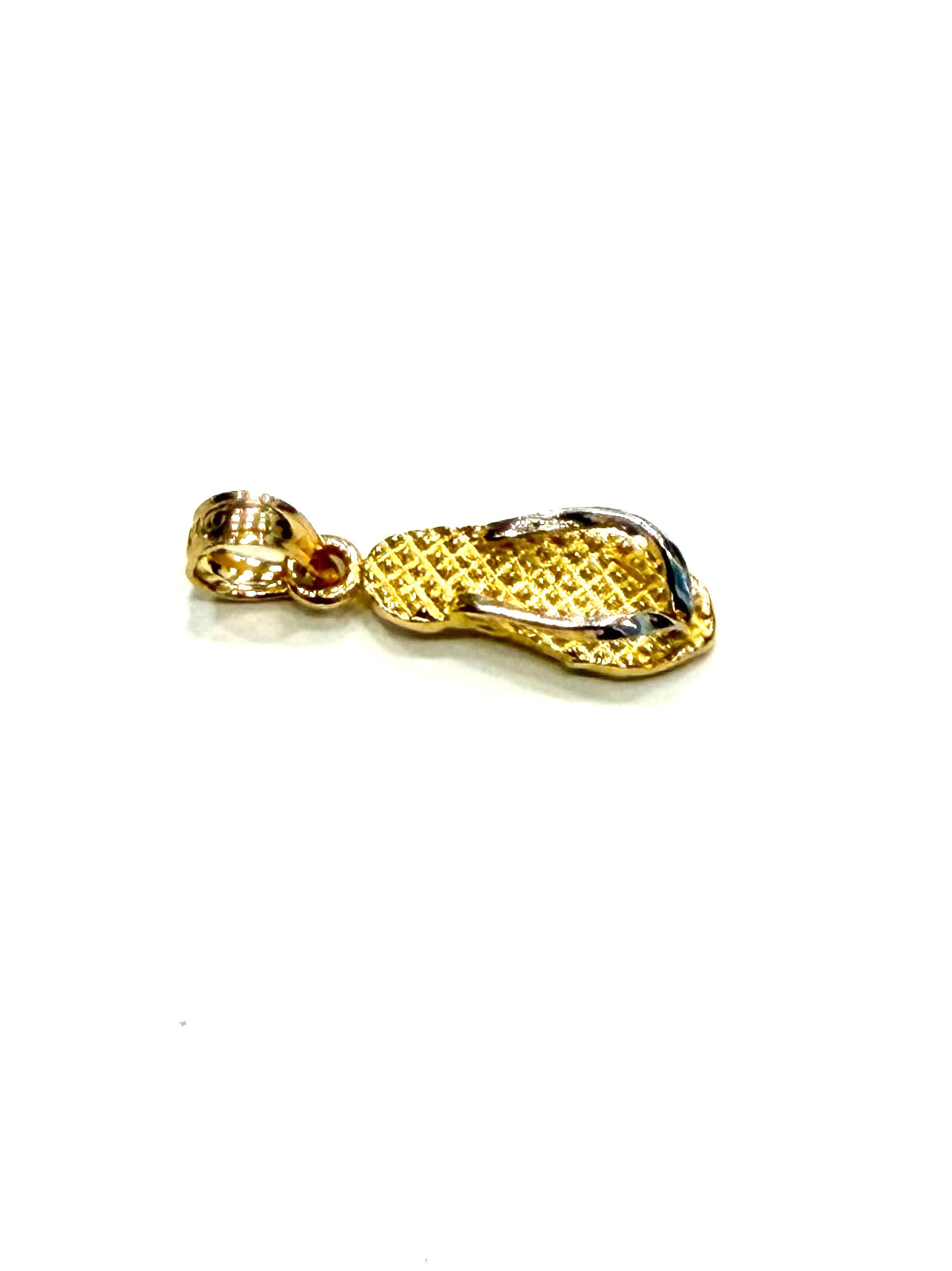Vintage 14k Gold FLIP FLOP PENDANT – Beach Sandal Charm SHOE Necklace Bracelet
