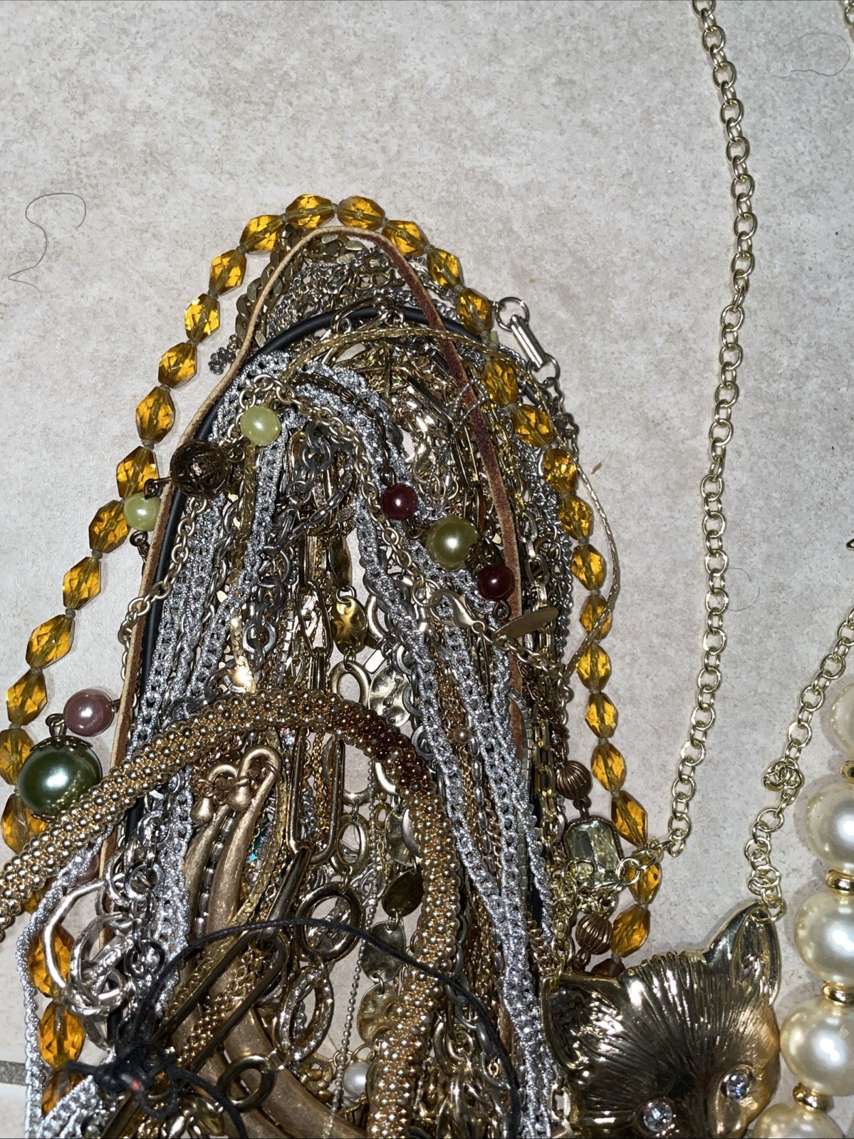 vintage necklace lot See Pictures