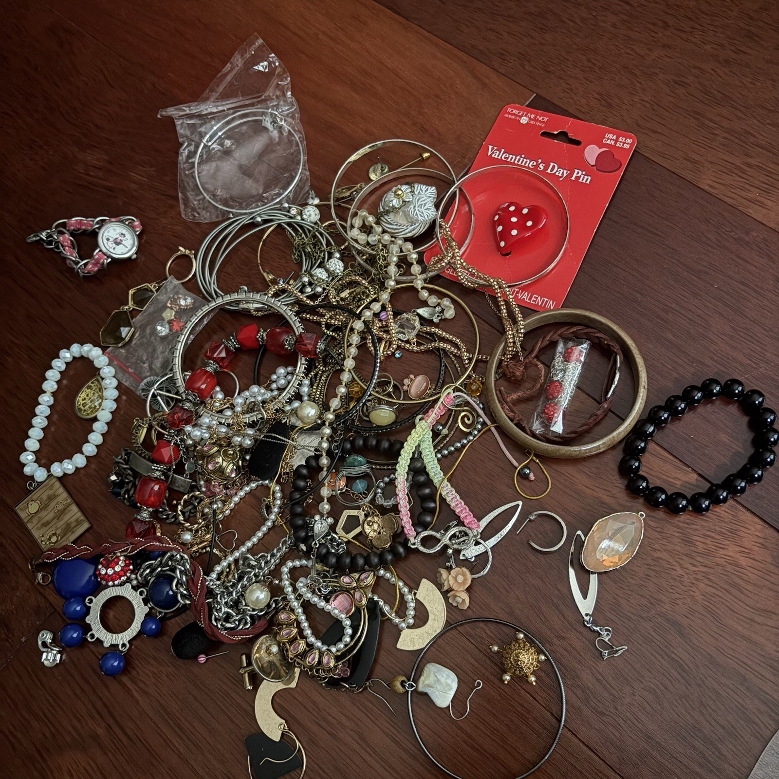 1 Lb+ Bag Mixed Jewelry Lot Vintage-Modern DIY CRAFT REPAIR WEAR