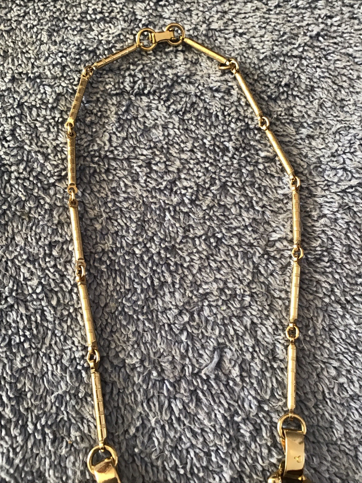 Vtg Confetti Necklace Bracelet Set Gold StarIntaglio Y Drop Pendant Choker Lot 2