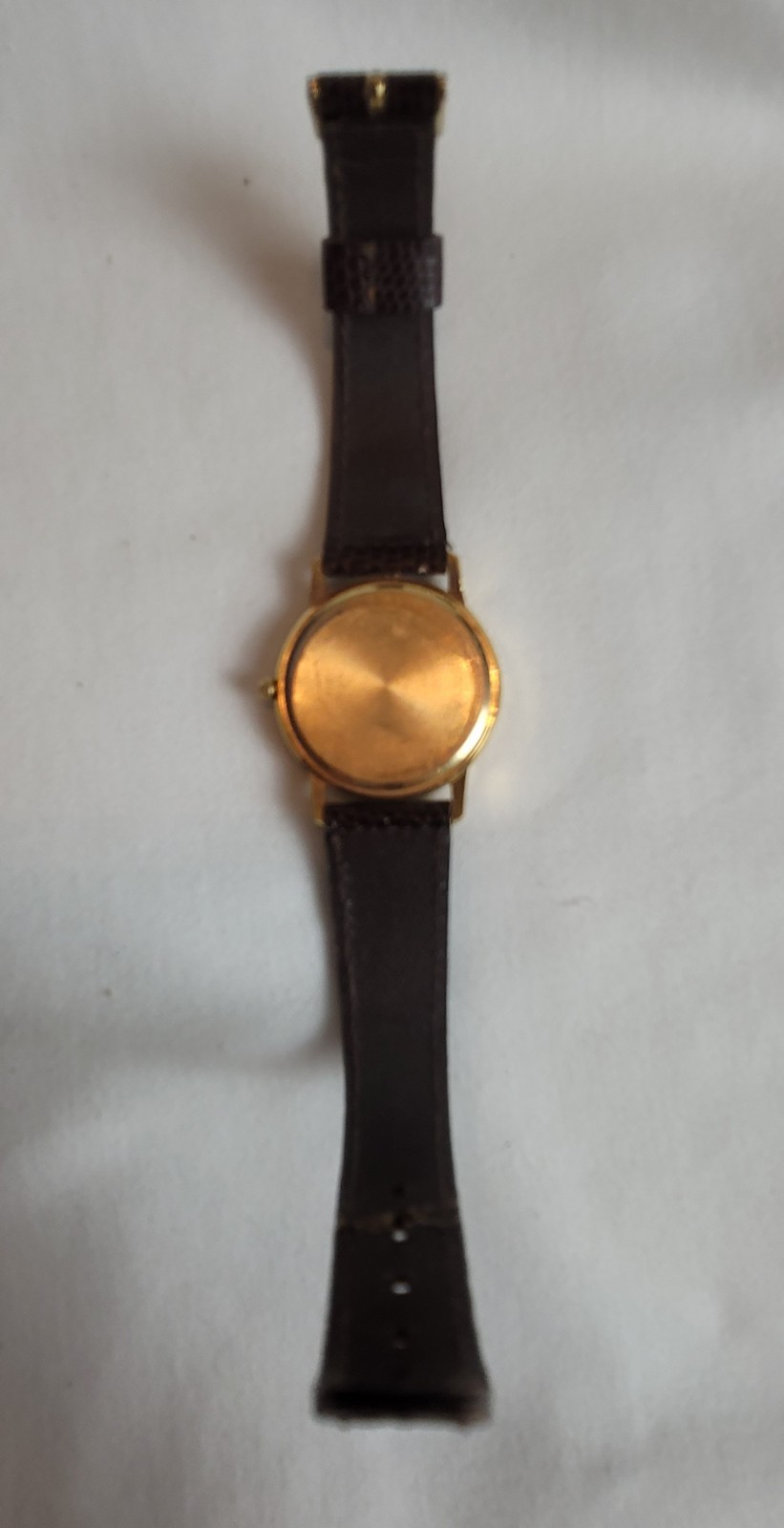 Vintage Lawrence Wristwatch With Brown Band