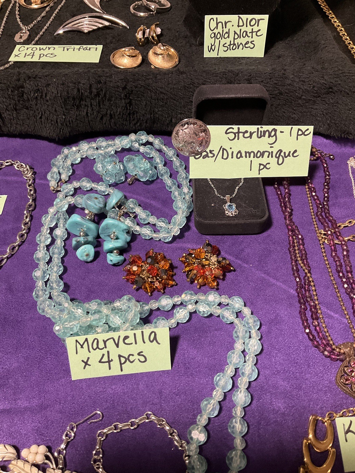 Vtg High End All Designer Signed Jewelry Lot 167 Pcs. All Wear Dior, Monet. ++