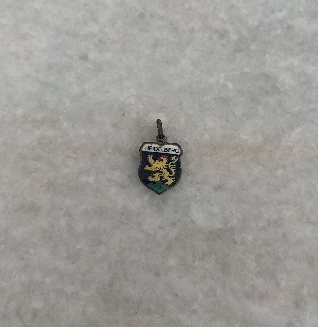Vintage 800 Sterling Silver Heidelberg Dragon Creature Charm