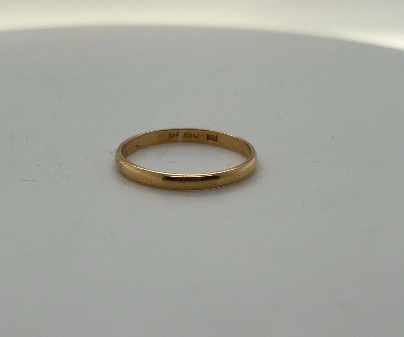 22K Gold Band Ring Vintage Antique from United Kingdom
