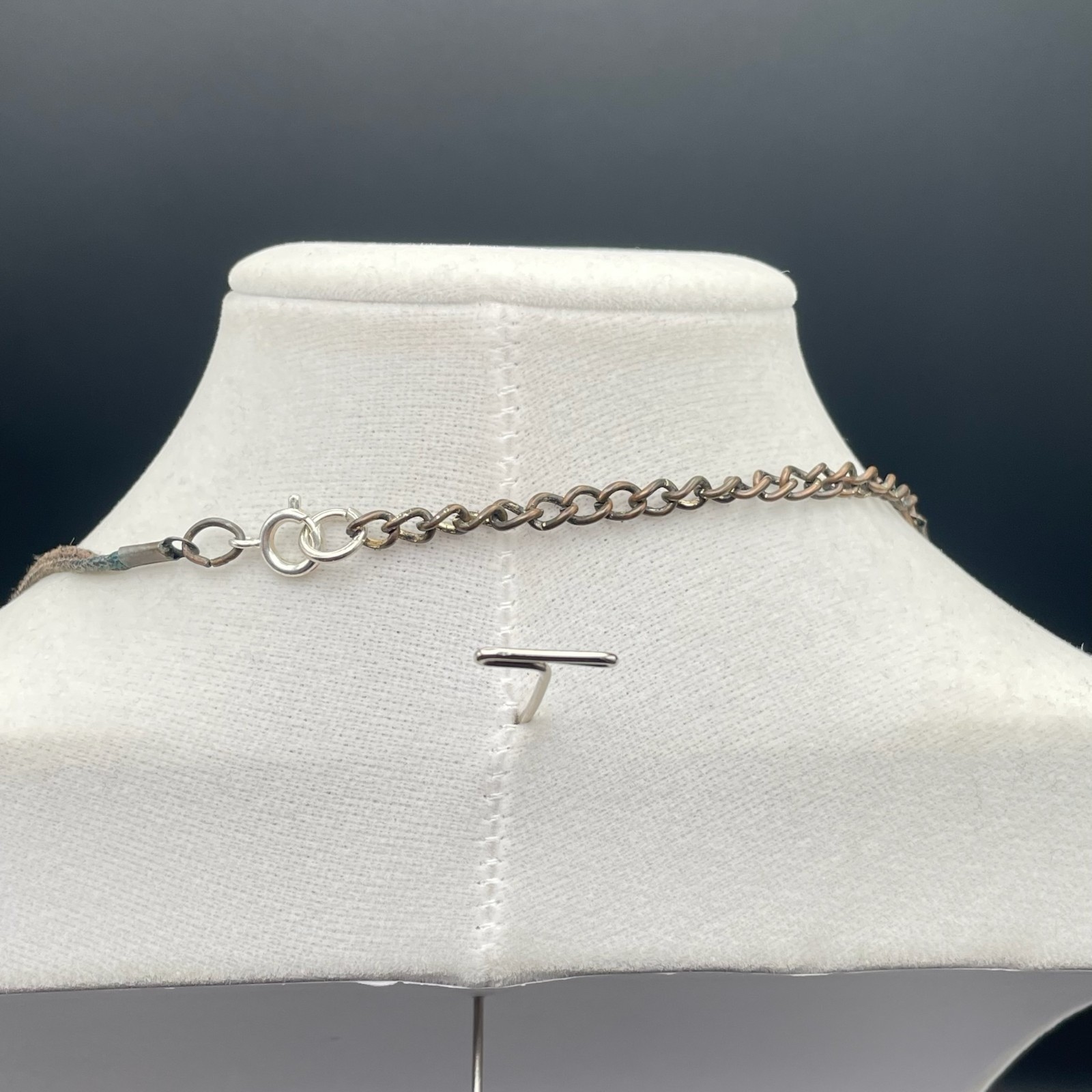 Vintage Bohemian Charm Single Chain Necklace Lobster Clasp Shell Crystal Bead
