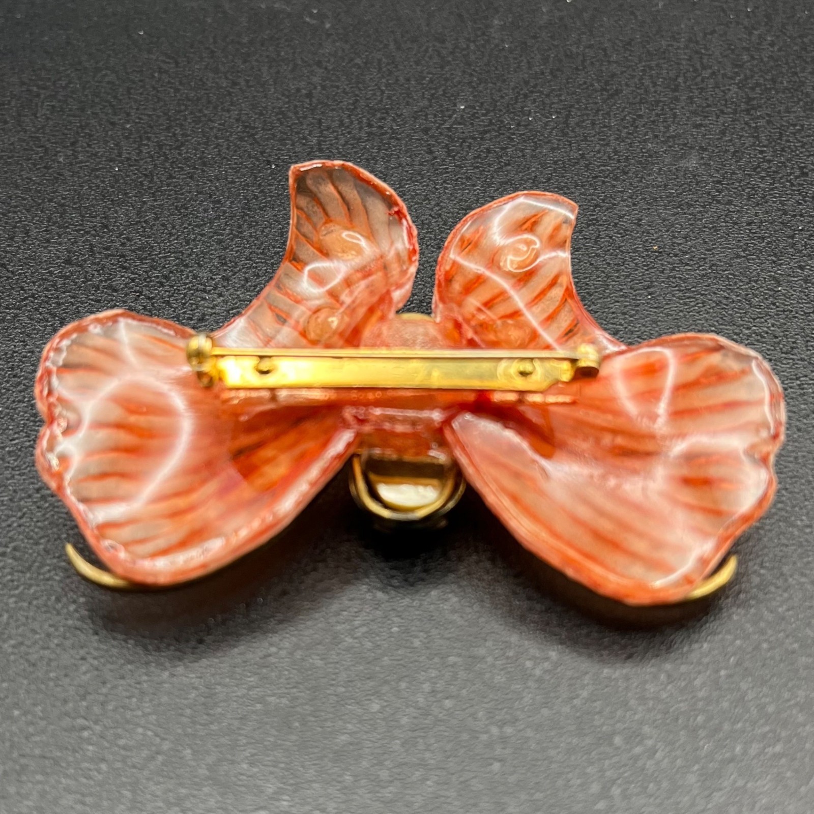 Fabrice Paris Large Butterfly Brooch – Acetate, MOP & Baroque Pearls