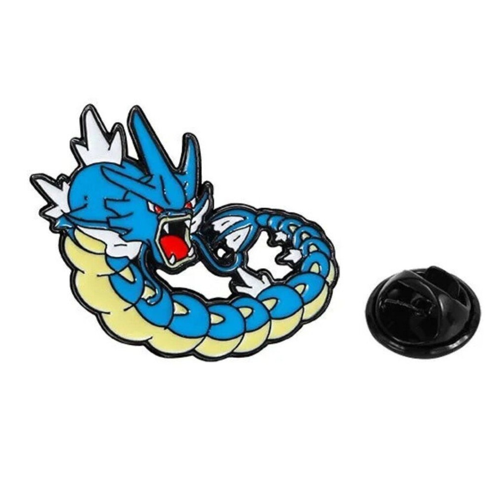 Blue Sea Serpent Creature Enamel Pin