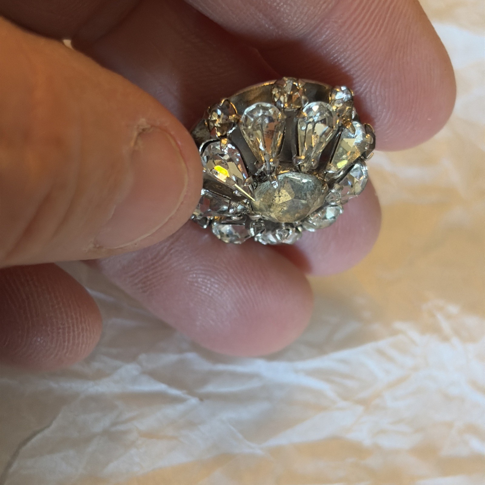 Vintage Fred Block Earrings-circa 1930-50, Older Earrings That Still Sparkle