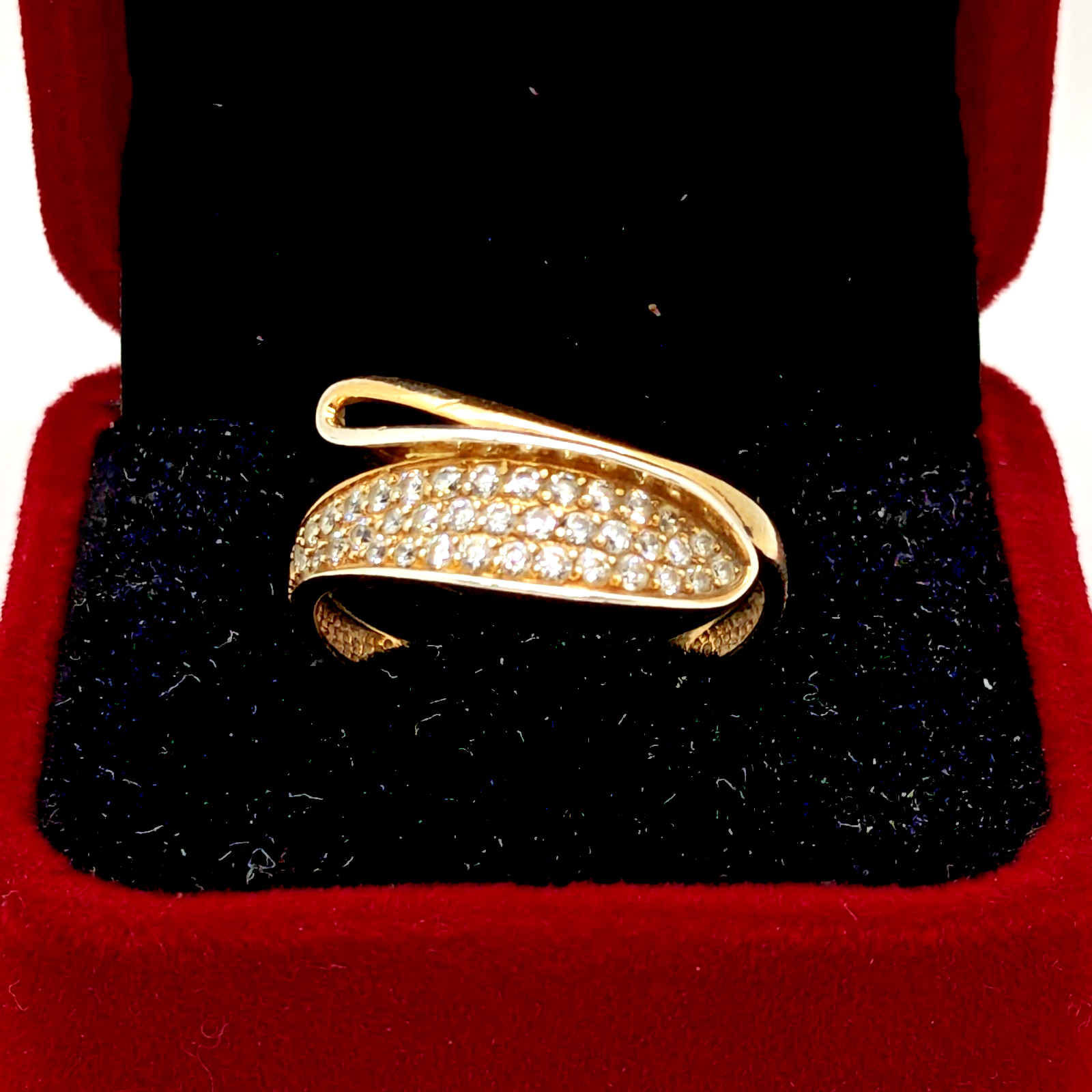 Vintage Elegant RING Silver 925 with Chic Inserts -size: 10.25US (19.8mm) | #65