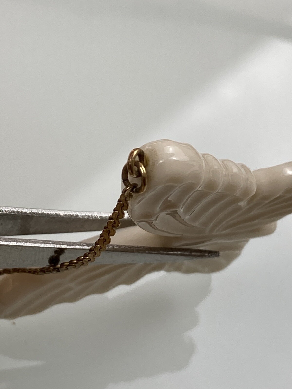 VTG 1/20th 12k Gold Filled Lenox Butterfly Pendant Serpentine Necklace 18.25″L