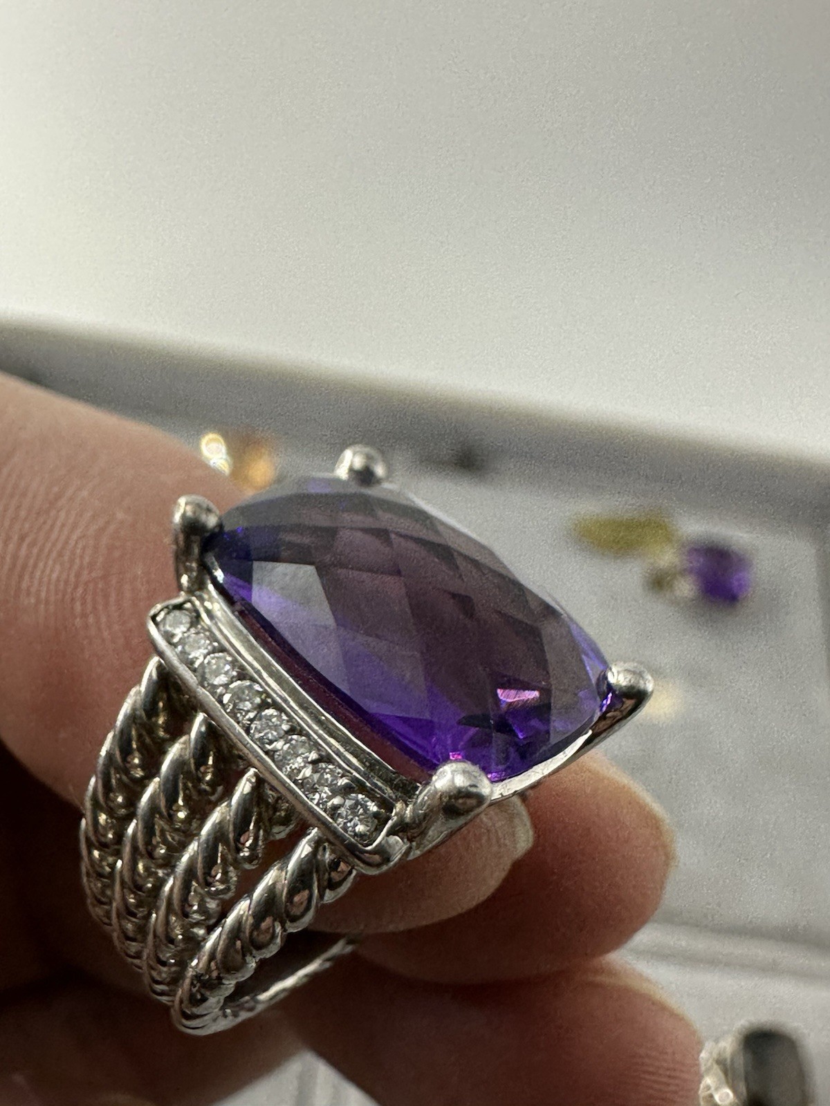 13 New Vintage Rings Resellers Mixed Lot- Various Gem Stones 925 Sterling Silver