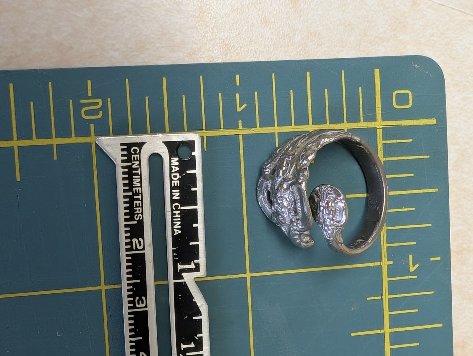Silver Spoon Handle Vintage Ring Size 6-6.5 Antique Jewelry