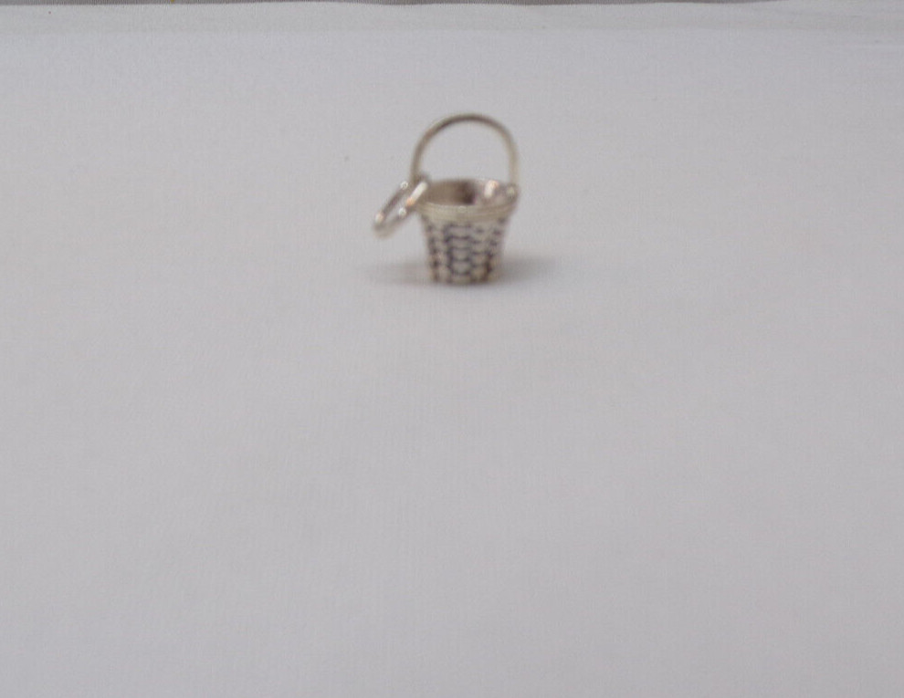 Vintage Brown County Baskets Sterling Silver Measuring Basket Charm D