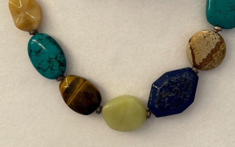 Vintage Multicolor Beaded Necklace Women’s jewelry Great condition#boho#hippie#