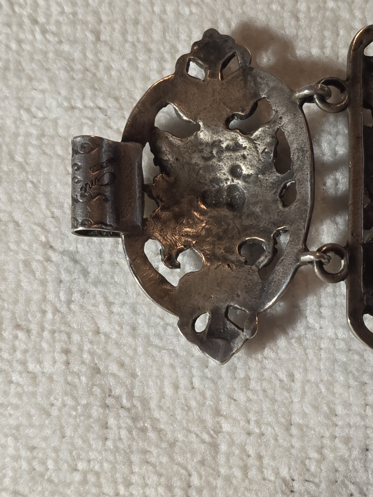 Vintage Cini Sterling 925 Cherub & Lion Bracelet Italian Renaissance Revival
