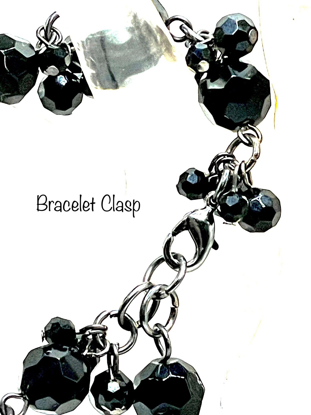 Victorian Gothic Black French Jet Glass Jewelry Set Vintage Curated