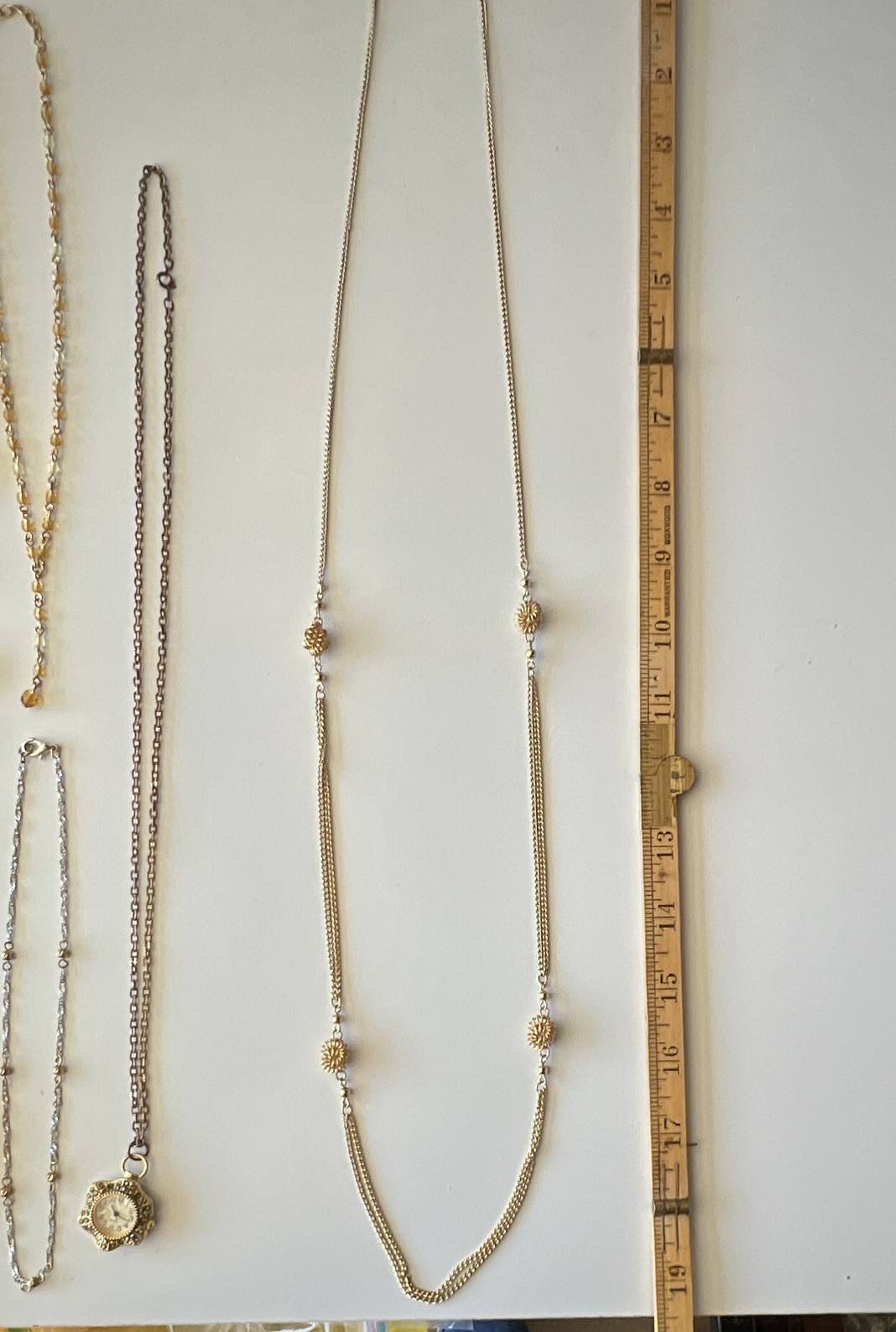 VTG and Modern 16 Piece Costume Jewelry Lot Variety Materials