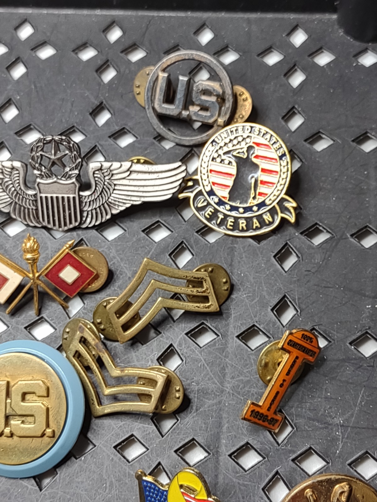 Lot Of Military Themed Pins Military Pin Lot DSTAC
