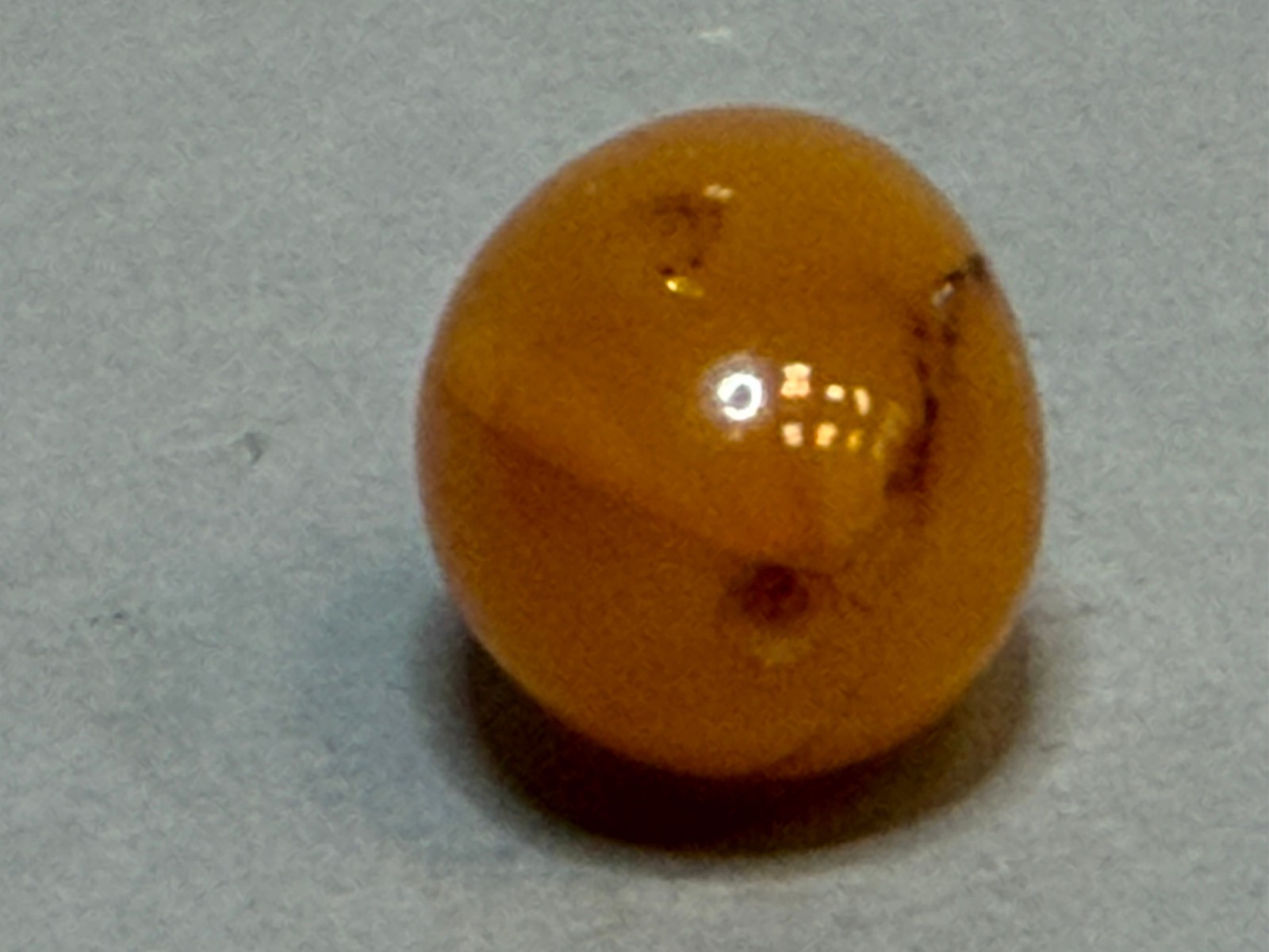 NATURAL OLD ANTIQUE YELLOW BUTTERSCOTCH BALTIC AMBER BEAD 4,2 gr