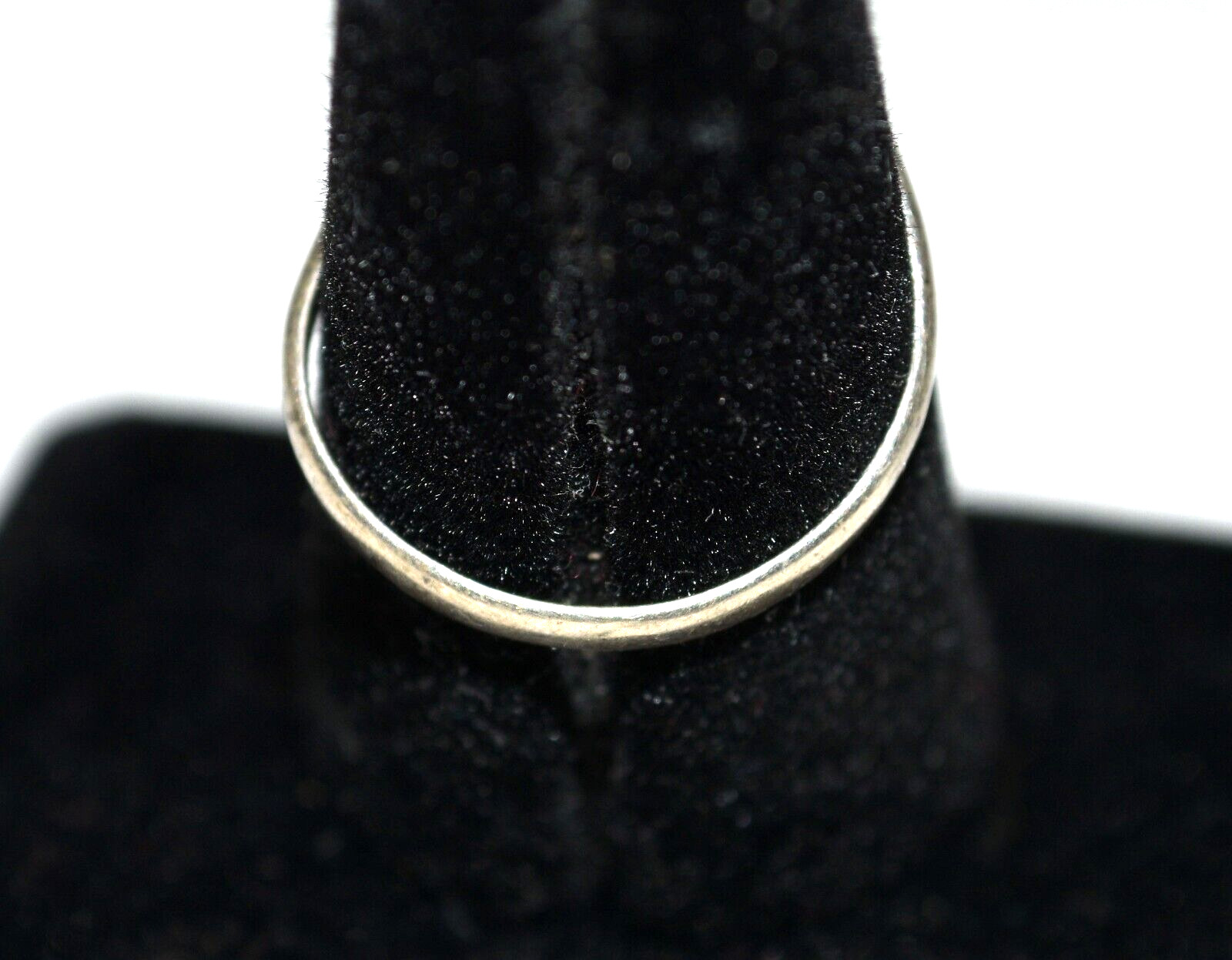 Vtg Sterling Silver Signed Dark Orange Black Specks Agate Ring 2.2 Gram Size 6.5