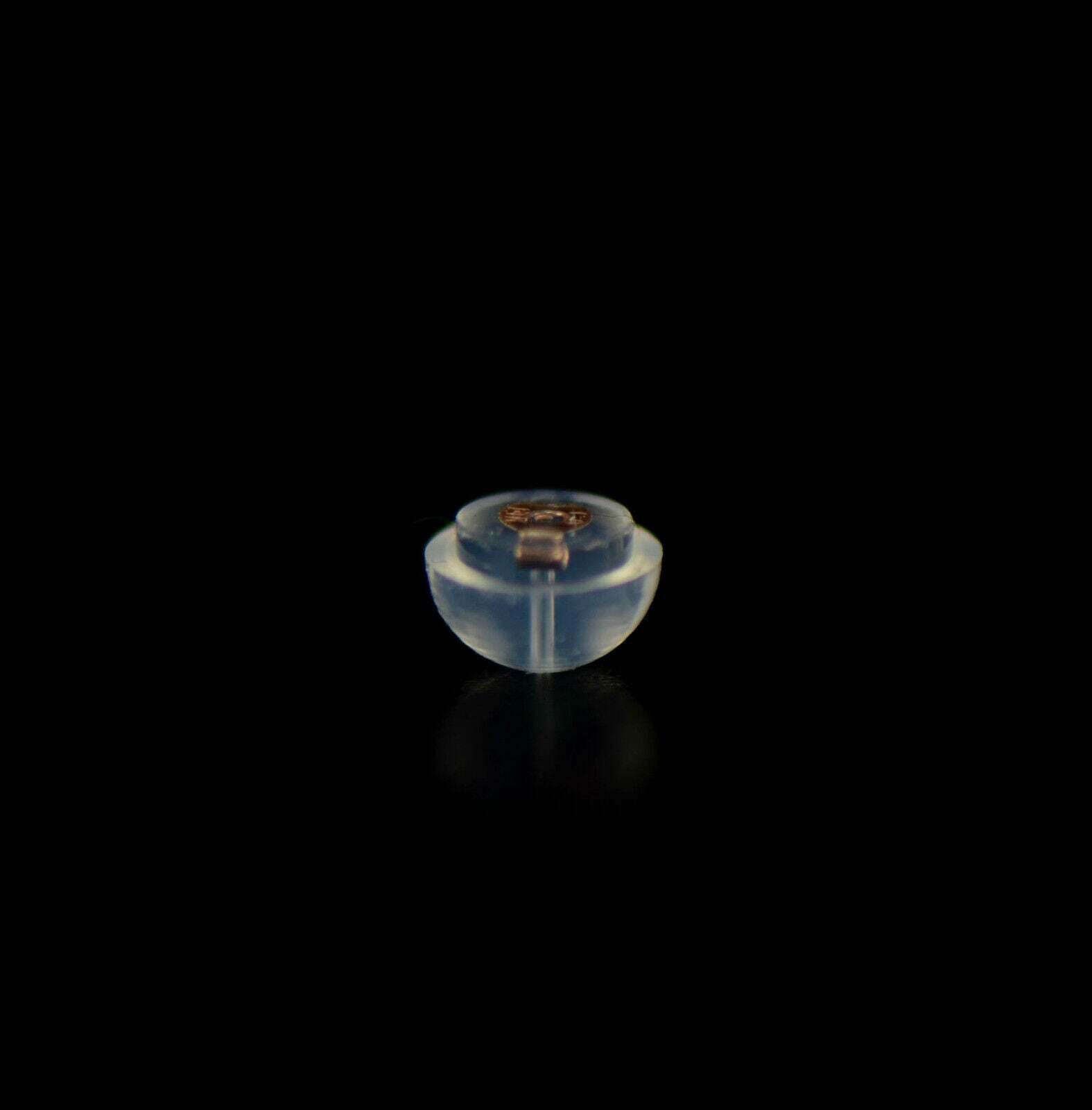 14k Rose Gold Gold Jelly Silicon Back Earring by Pc and Pair!!!
