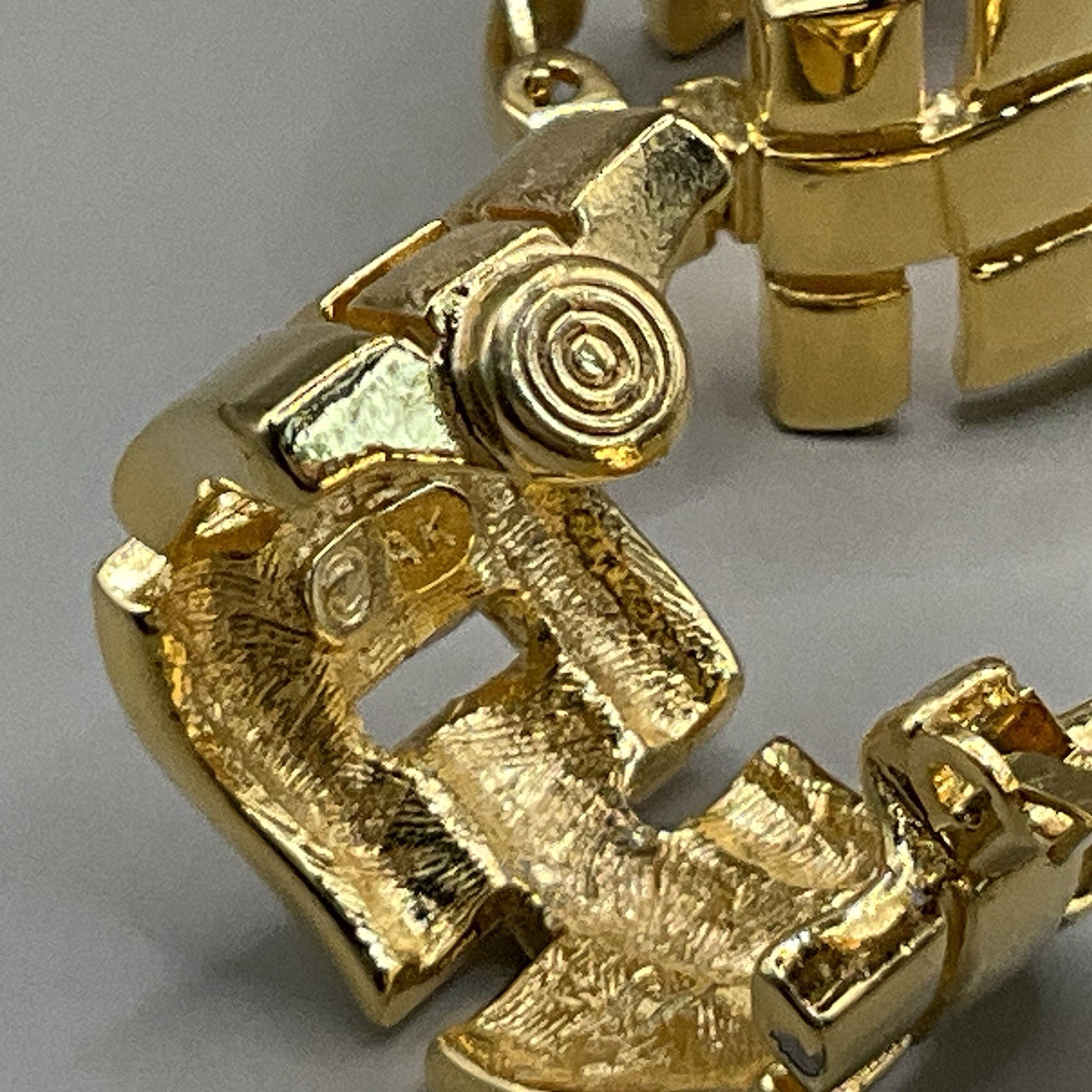 Anne Klein Womens Half Hoop Clip On Earrings Gold Tone Metal