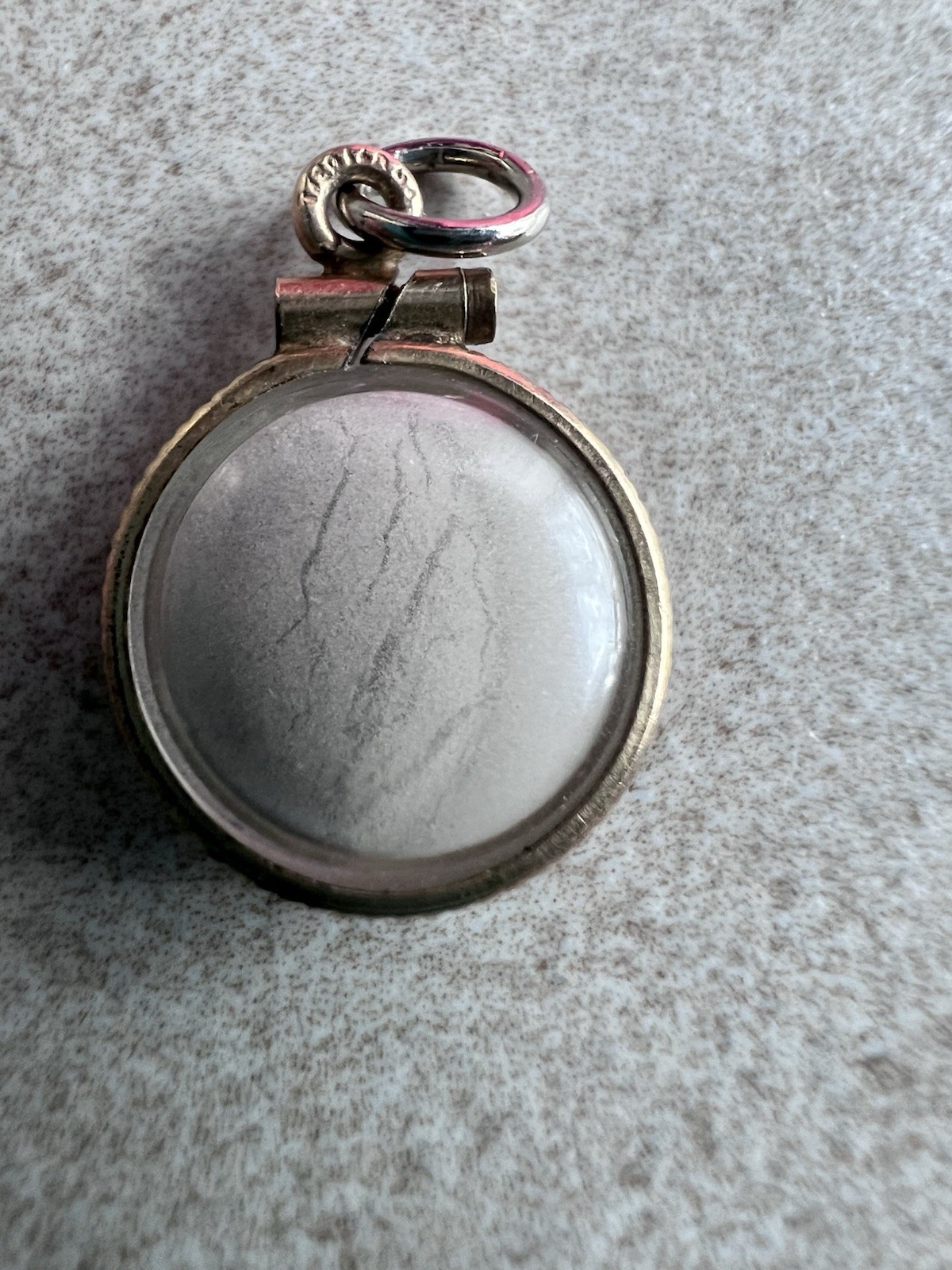 Vintage 1/20 14kt Gold Filled Shaker Locket Charm Pendant Filled With Unknown C9
