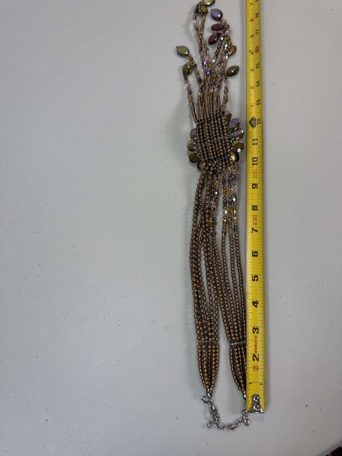 Vintage Joan Rivers Starlet Necklace Copper Bronze Color Statement Necklace