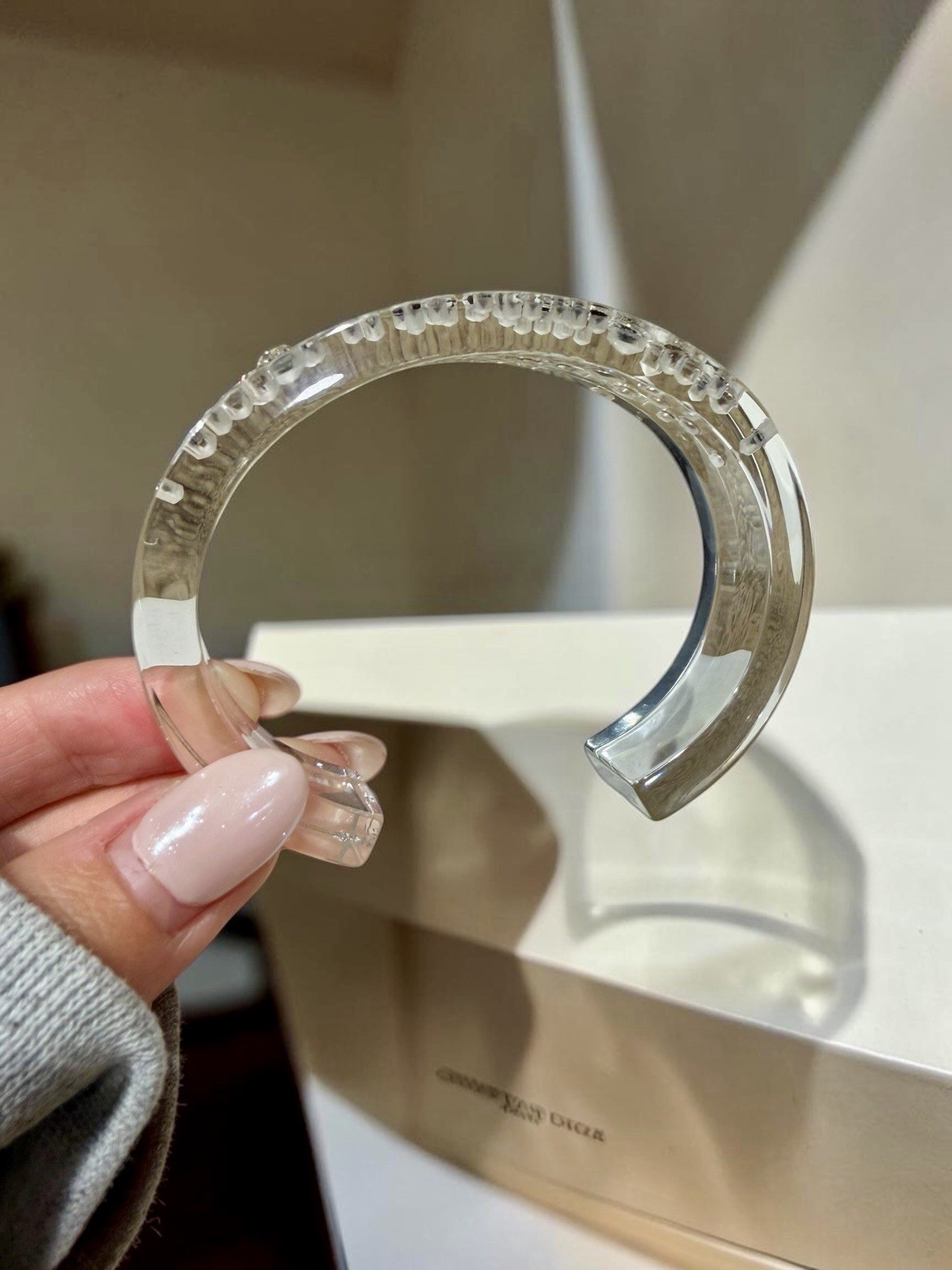 Christian Dior Rhinestone Bangle