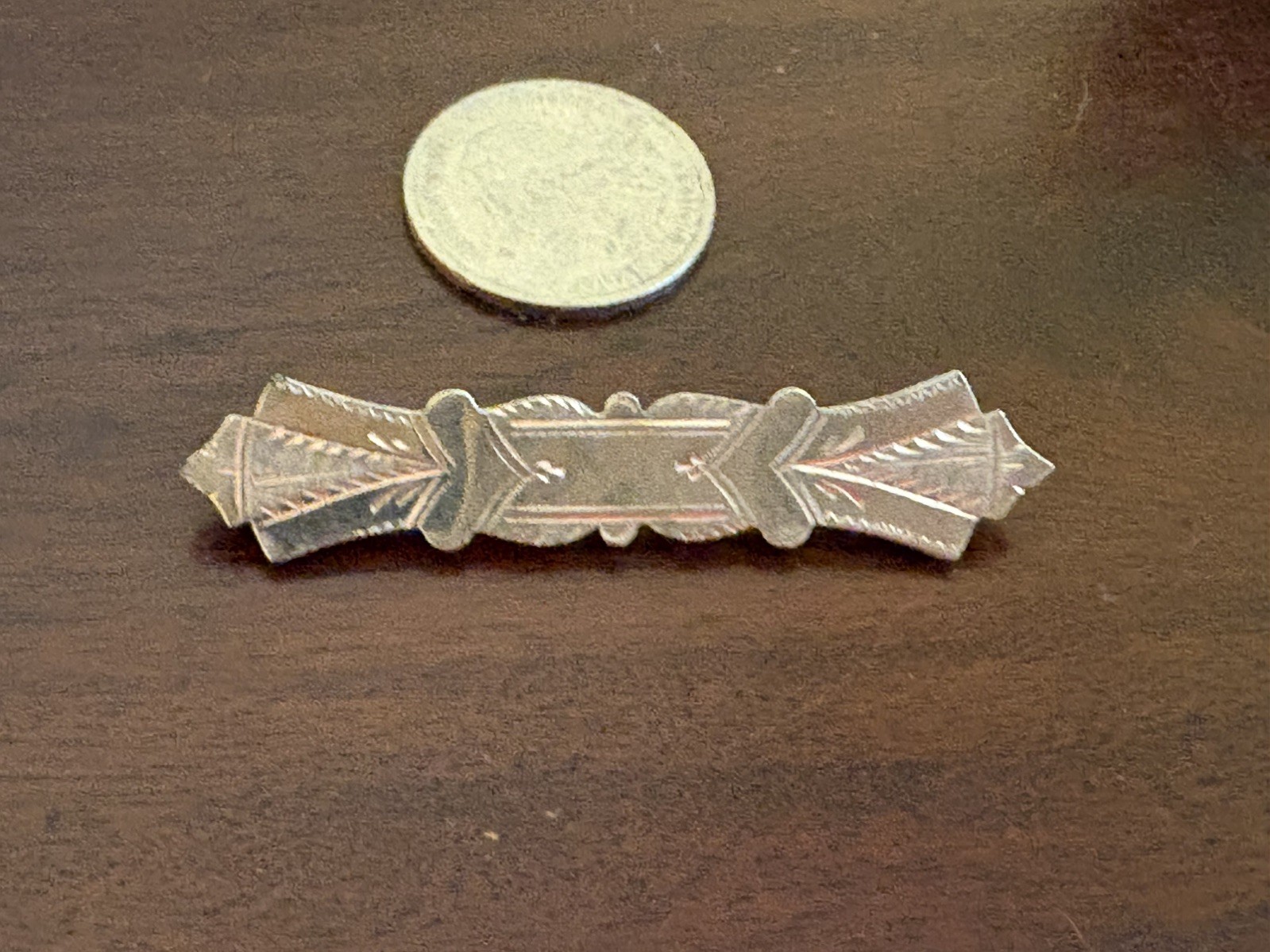 Antique Victorian-Era Bar Brooch