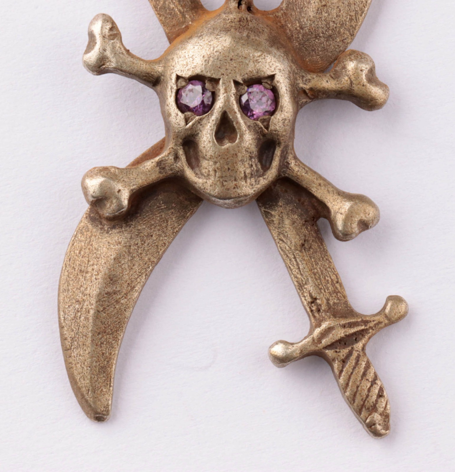 Pilot’s pendant 800 silver Air force Propeller Sword Empire Army Badge Military