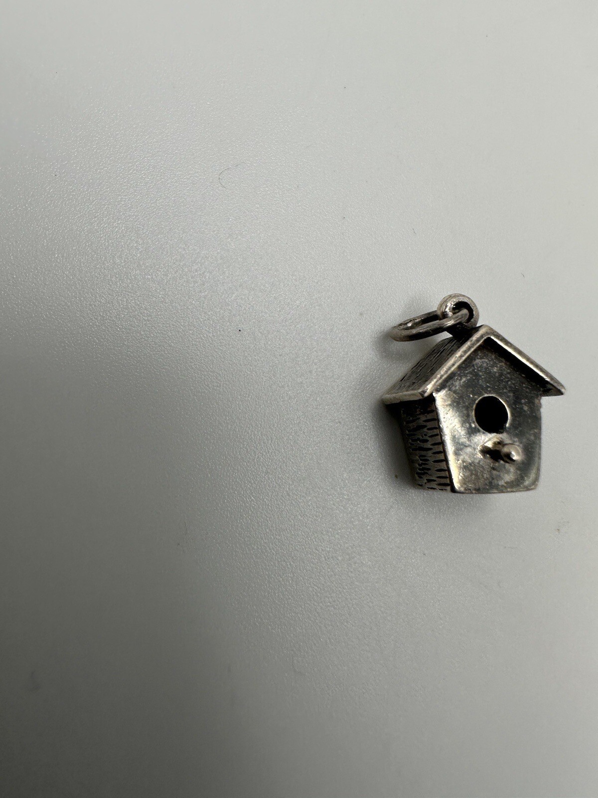 VNT Sterling Silver Brown County Silver Co Bird House Bracelet Charm 2.2cm JB6