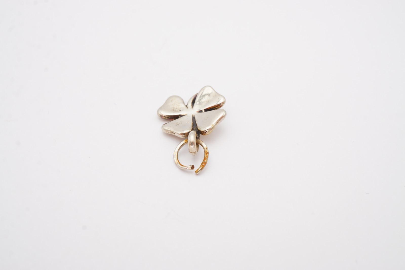 Vintage Sterling Silver 925 Four Leaf Clover Charm
