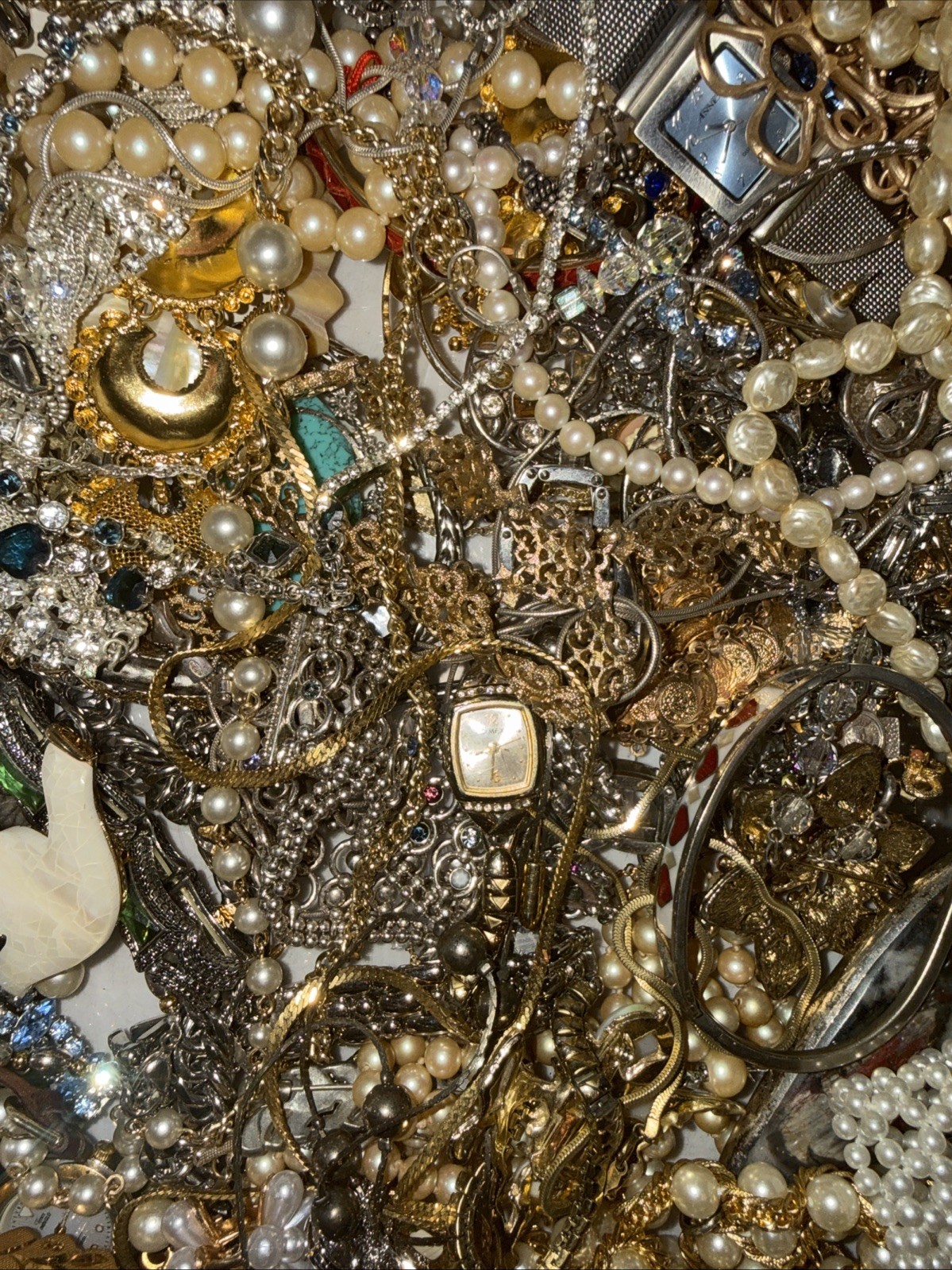 Curated Wearable Vintage Jewelry Collection – 4.1 Lbs TOTAL.