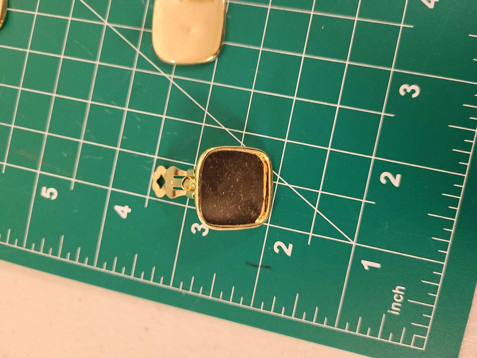 Vintage Clip On Earring Findings Gold Tone Jewelry Making Parts Lot NOS