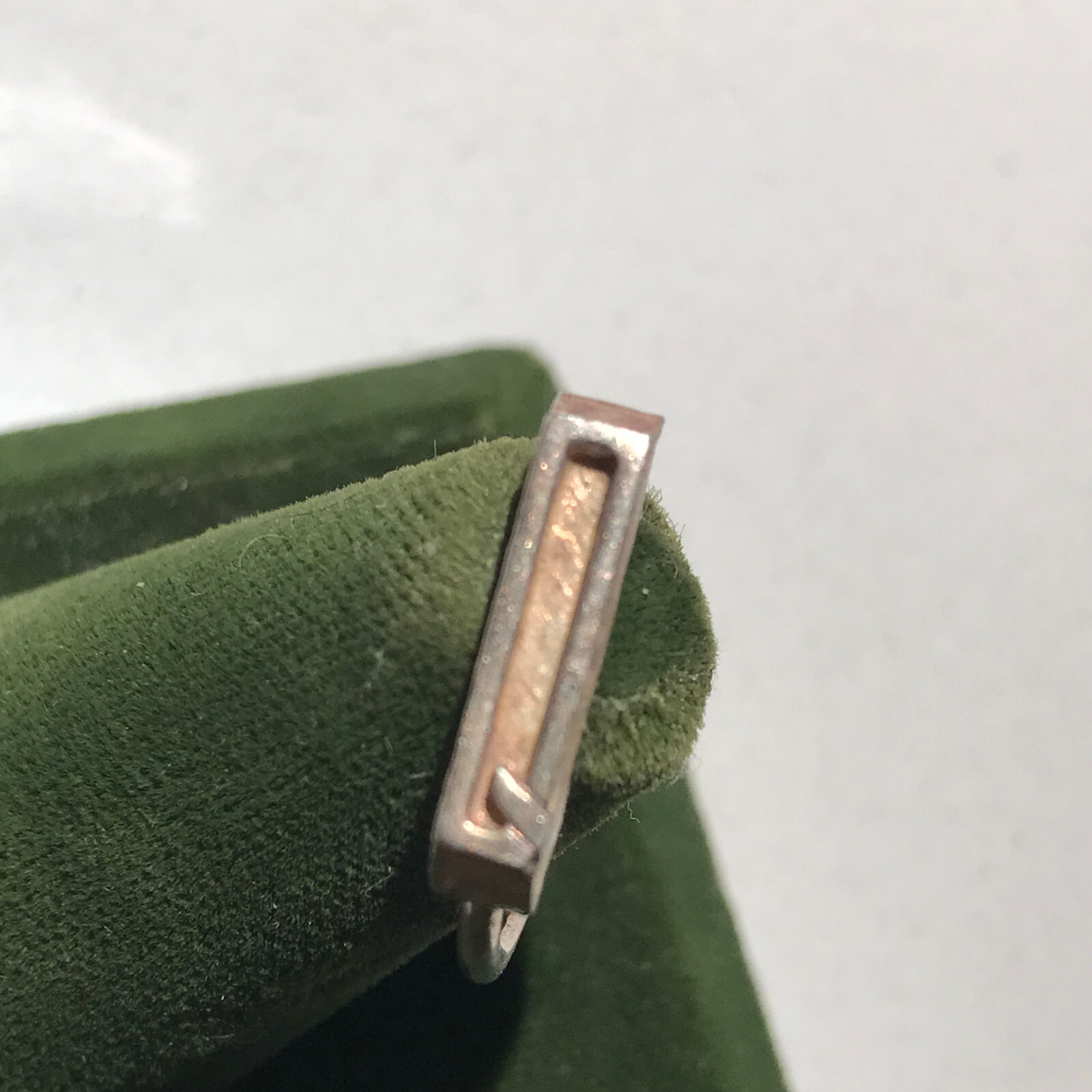 Vintage Sterling Silver Stamped Typebar Monogram “Q” Ring Size 6 ADJUSTABLE
