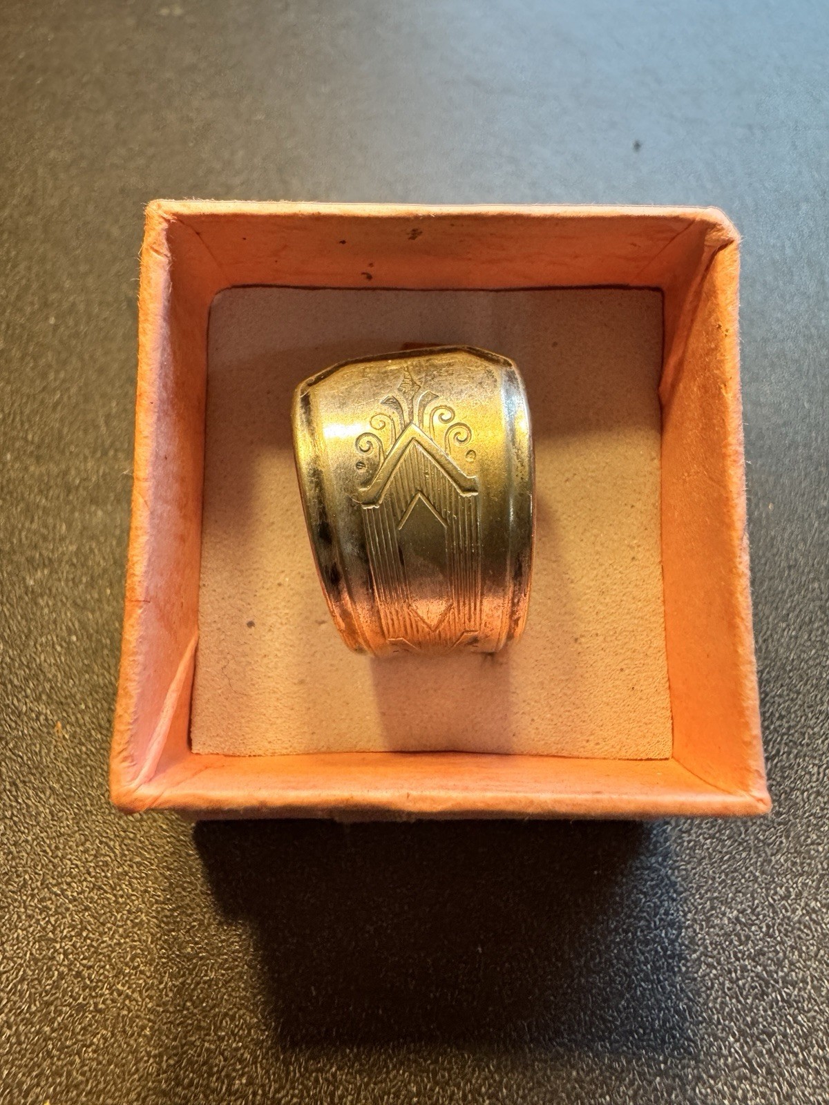 Vintage Open Spoon Ring Size 7.5 Beautiful Craftsmanship Great For Any Occasion