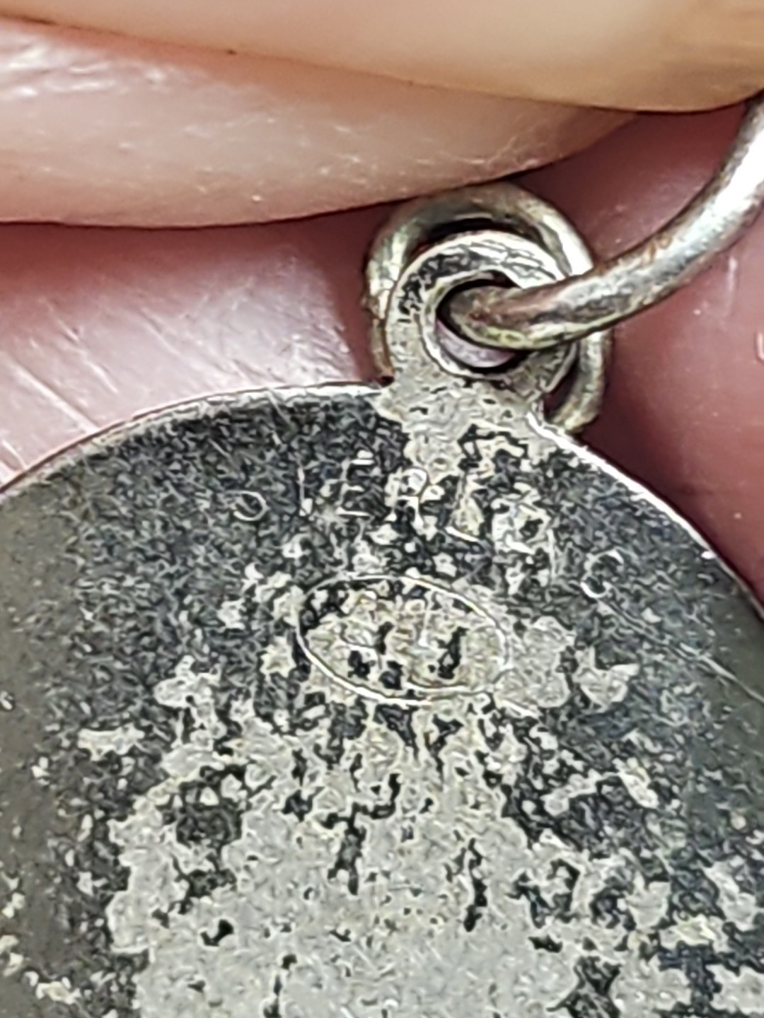 STERLING SILVER CHARM 4 LEAF CLOVER GOOD LUCK CHARM 2.41 grams marked sterling
