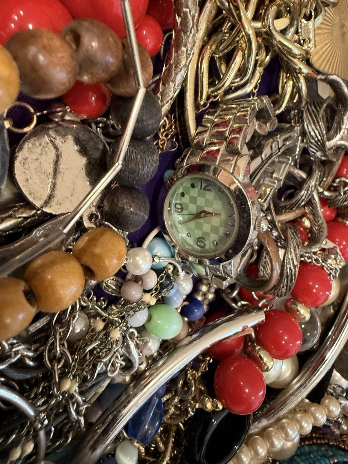 Vintage To Now Unsearched Untested Jewelry Lot X, 5 lb. 8 oz.