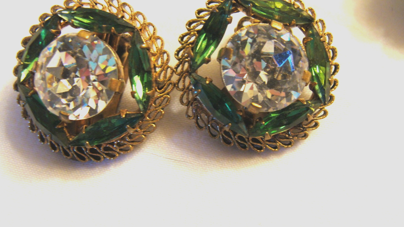 10 Pairs Vintage Earrings Austria W. Germany Czech Japan Hong Kong