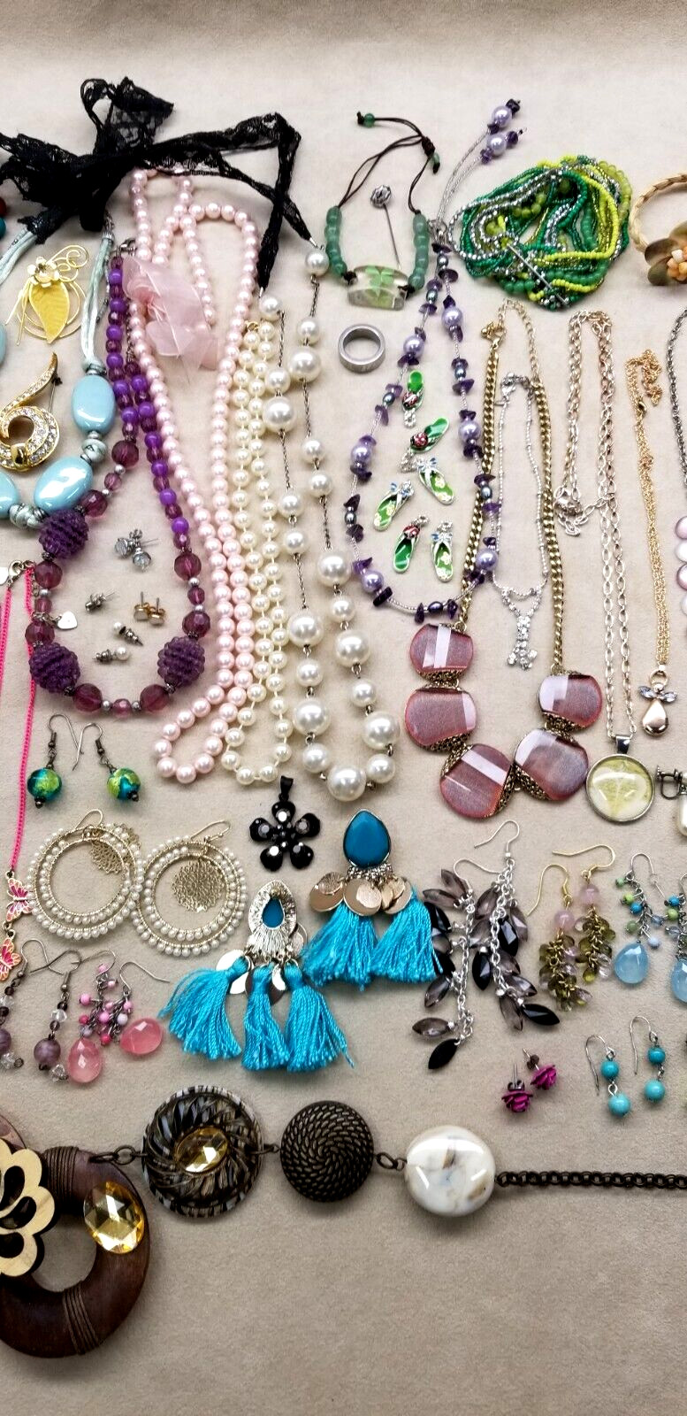 Estate Vintage To Now Junk Drawer Jewelry Lot Unsearched Untested -868 g