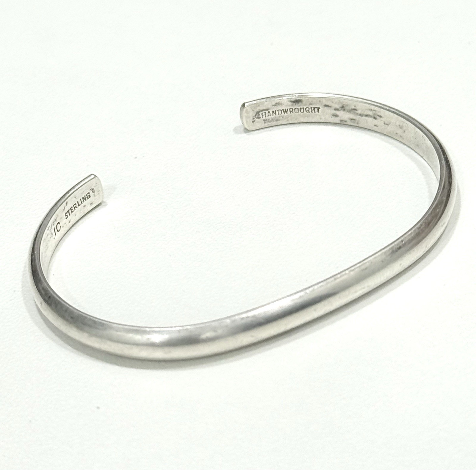 IC Handwrought Sterling Silver Cuff Bracelet 13.42 Grams