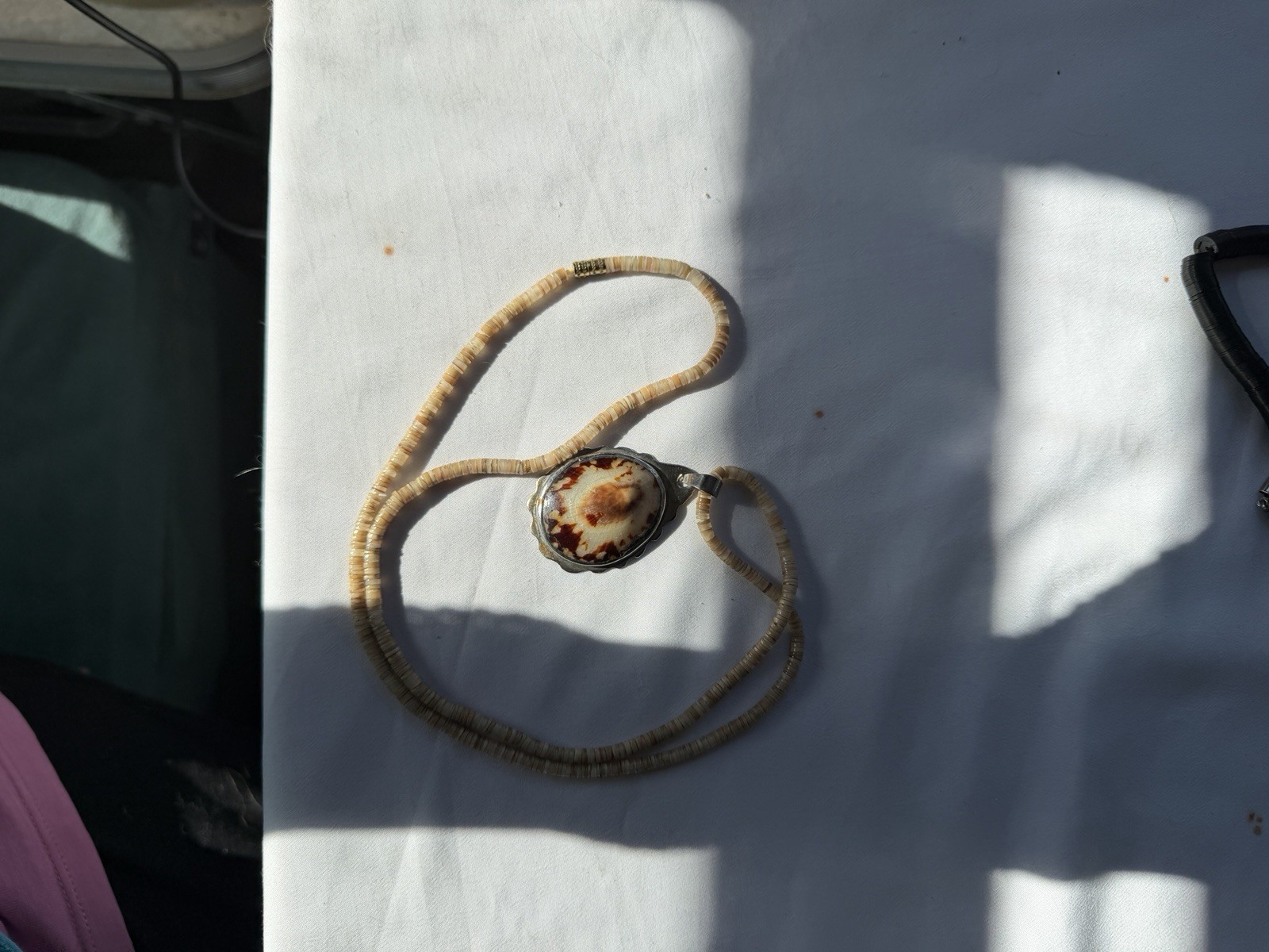 Lot Of 5 Vintage Various Brown Beaded Necklaces