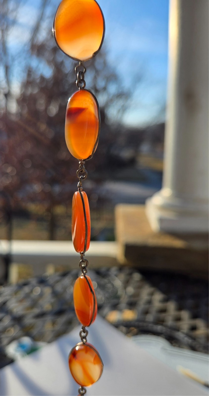 Antique Carnelian Agate Brooch Vintage Link Bracelet Lot 2 Beautiful Pieces