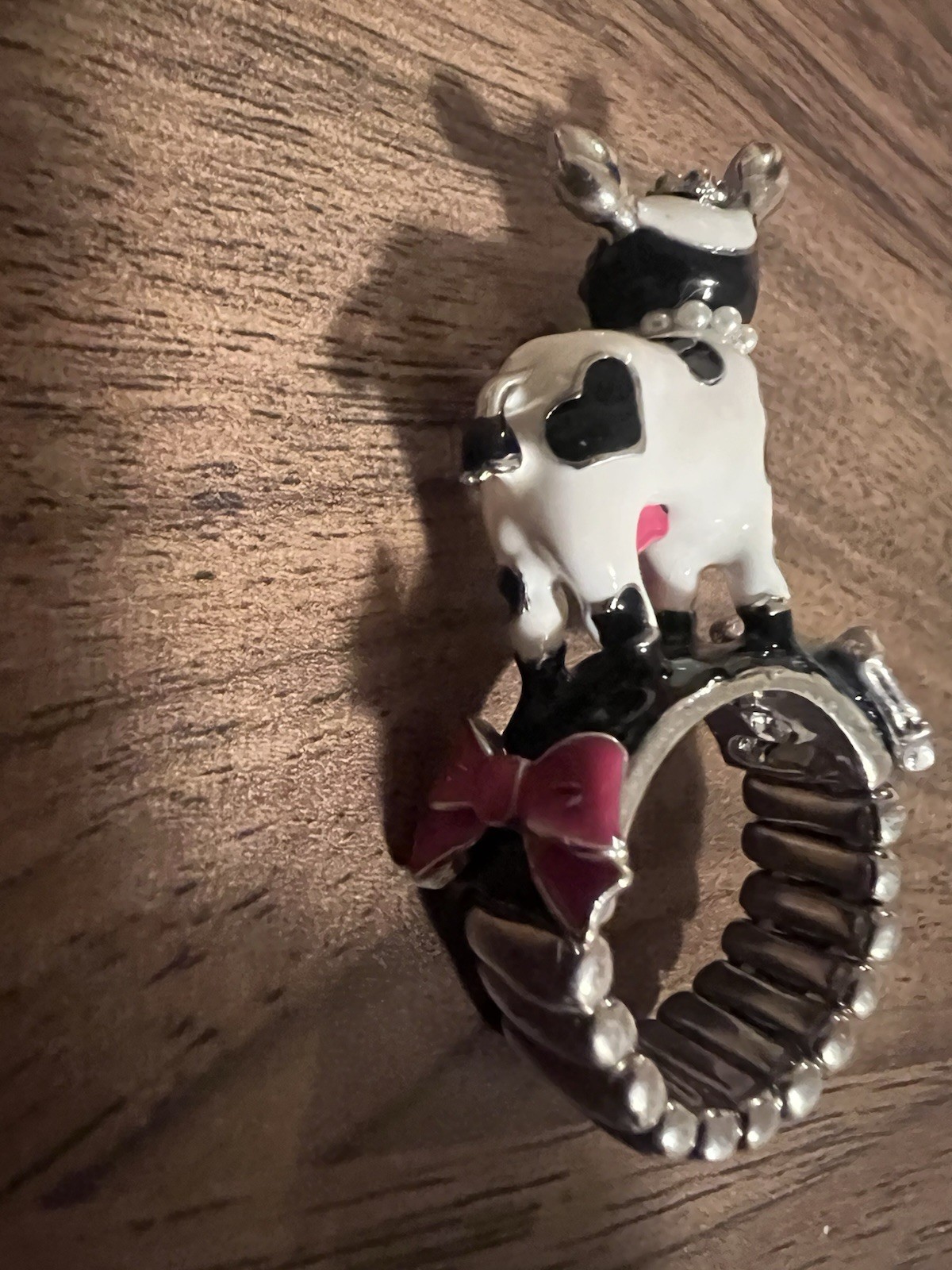 Betsey Johnson Cow Ring Sz 6 – Rare- 15
